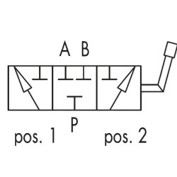 Zawór trójdrożny DF schemat